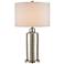 Currey and Company Calypso Silver Porcelain Table Lamp