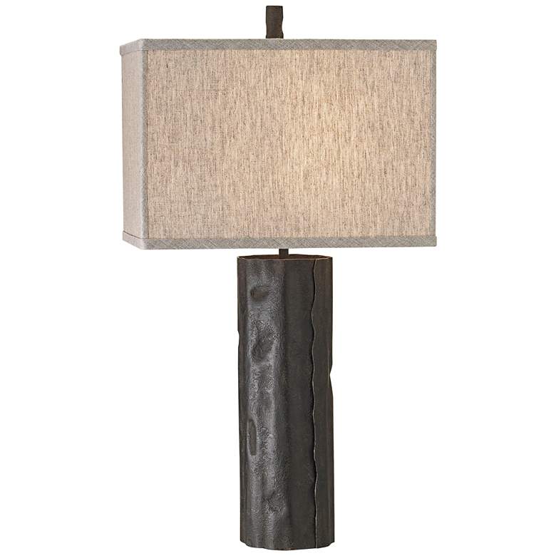 Image 2 Currey & Company Caravan 28" Modern Mole Black Table Lamp