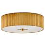 Thumbnail2 of Currey & Company Caravel 14" Modern Gold Flush Mount Ceiling Light more views