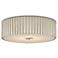 Currey and Company Caravel 14" Wide Silver LED Ceiling Light