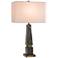 Currey and Company Carson Brown Marble Table Lamp
