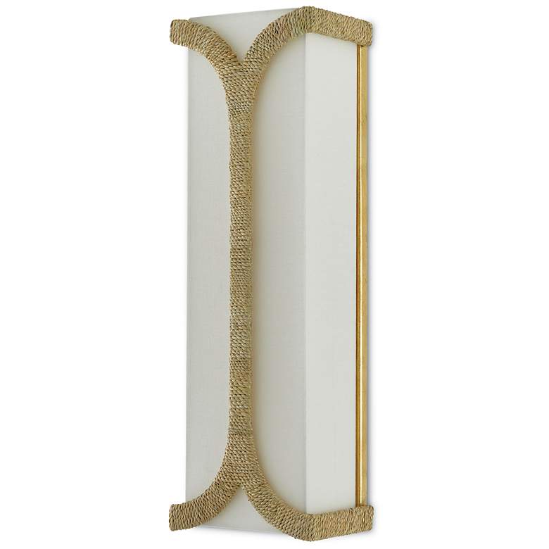 Image 2 Currey & Company Carthay Natural 2-Light Wall Sconce more views