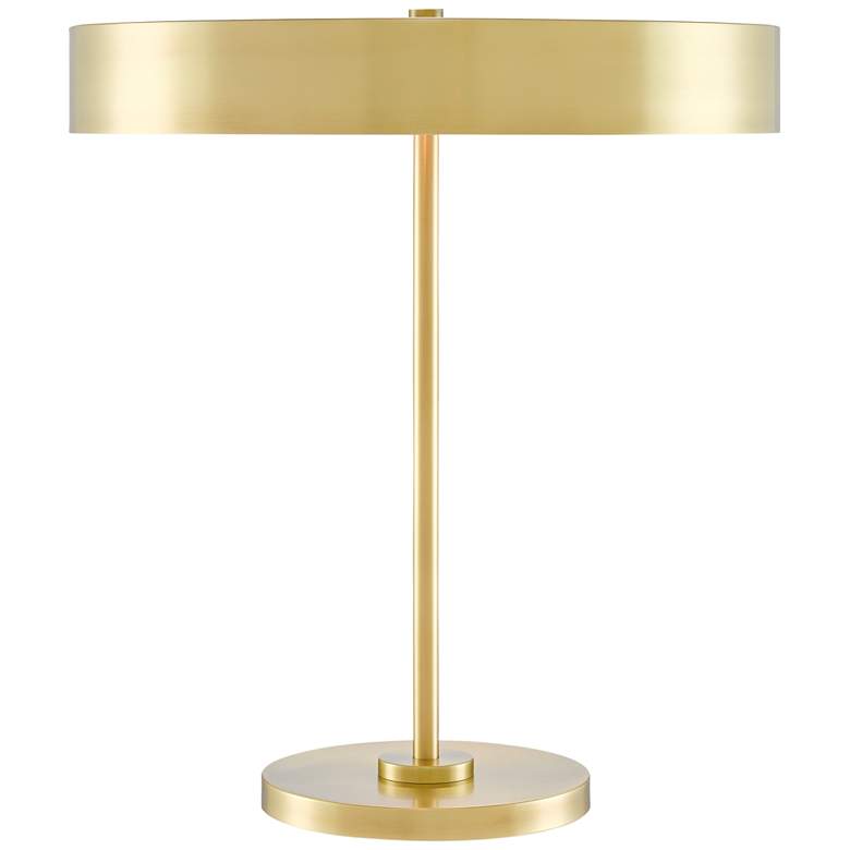Image 1 Currey and Company Cernealia Brushed Brass Accent Table Lamp