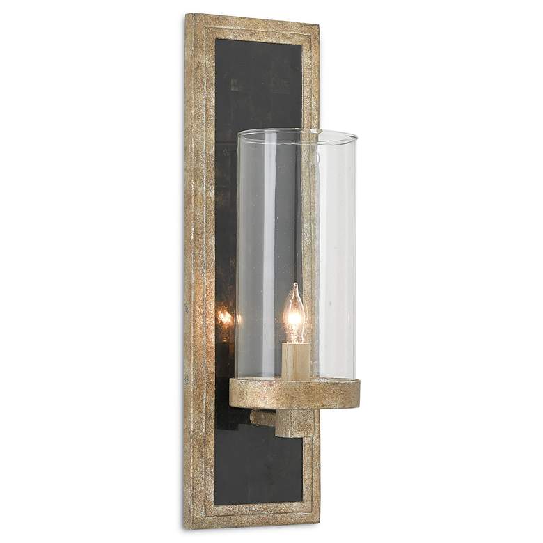 Image 1 Currey & Company Charade Silver 1-Light Wall Sconce