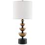 2_Currey & Company Chastain 28 3/4" Brass and Black Modern Lamp more views