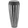 Currey and Company Chibuto Textured Black and White Urn