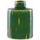 Currey and Company Chloros 11" High Green Porcelain Jar
