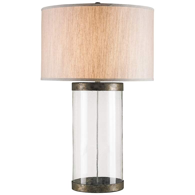 Image 1 Currey And Company Clear Glass-House Tall Table Lamp