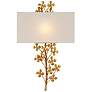 3_Currey & Company Cloverfield 1-Light Gold Wall Sconce more views
