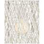 2_Currey & Company Cocoon 15.5" Cream 1-Light Pendant more views