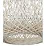 3_Currey & Company Cocoon 15.5" Cream 1-Light Pendant more views