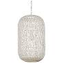 5_Currey & Company Cocoon 15.5" Cream 1-Light Pendant more views