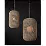 7_Currey & Company Cocoon 15.5" Cream 1-Light Pendant more views