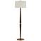 Currey and Company Colee Dark Mahogany Floor Lamp