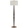 Currey and Company Colee Dark Mahogany Floor Lamp