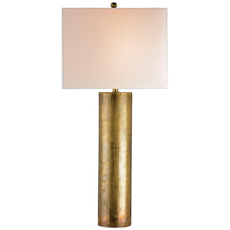 Image 1 Currey and Company Constable Vintage Brass Table Lamp