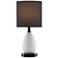 Currey and Company Coraline 16 3/4"H White Accent Table Lamp