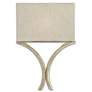 2_Currey & Company Cornwall Silver 1-Light Wall Sconce more views
