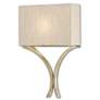 3_Currey & Company Cornwall Silver 1-Light Wall Sconce more views