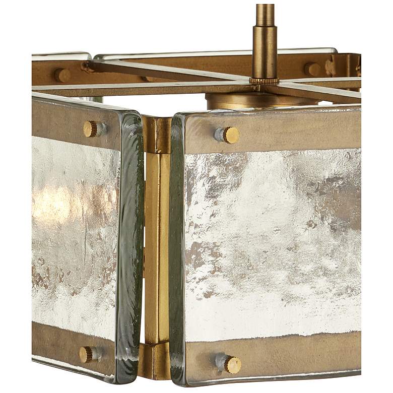 Image 2 Currey & Company Countervail 17.75" 4-Light Square Chandelier more views