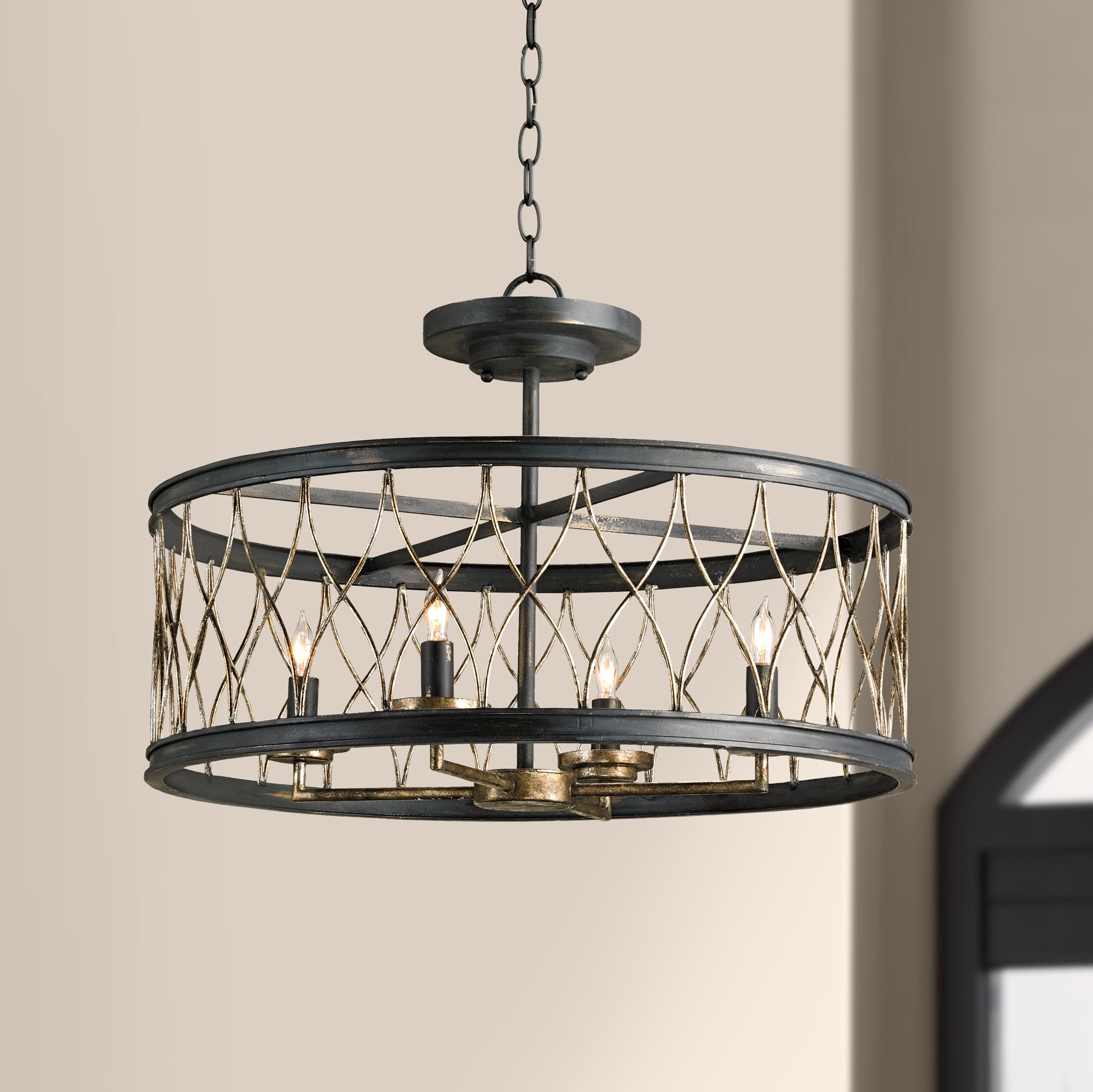 criss cross ceiling light