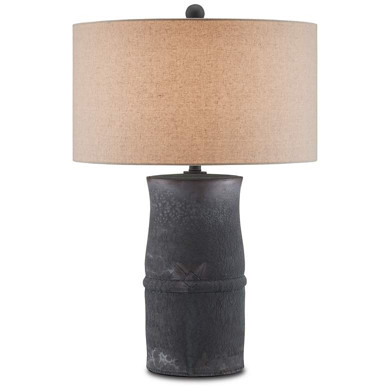 Image 1 Currey & Company Croft 30" High Modern Ceramic Table Lamp