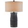 Currey & Company Croft 30" High Modern Ceramic Table Lamp