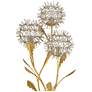 5_Currey & Company Dandelion Gold and Silver 3-Light Tree Floor Lamp more views