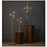 6_Currey & Company Dandelion Gold and Silver 3-Light Tree Floor Lamp more views