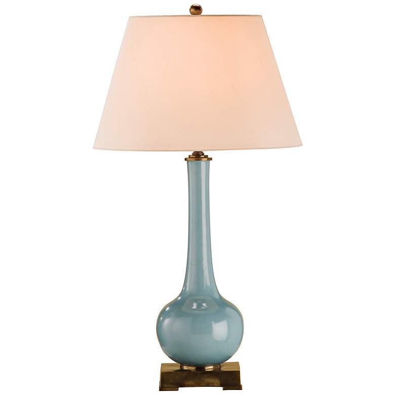 Image 1 Currey and Company Dante Blue Table Lamp