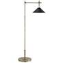 Currey &amp; Company Dao 54" Silver Granello Metal Floor Lamp