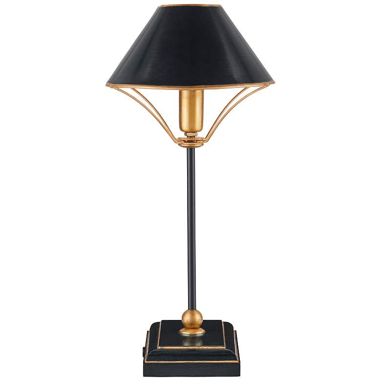 Image 4 Currey & Company Daphne 16 1/2"H Black and Gold Table Lamp more views