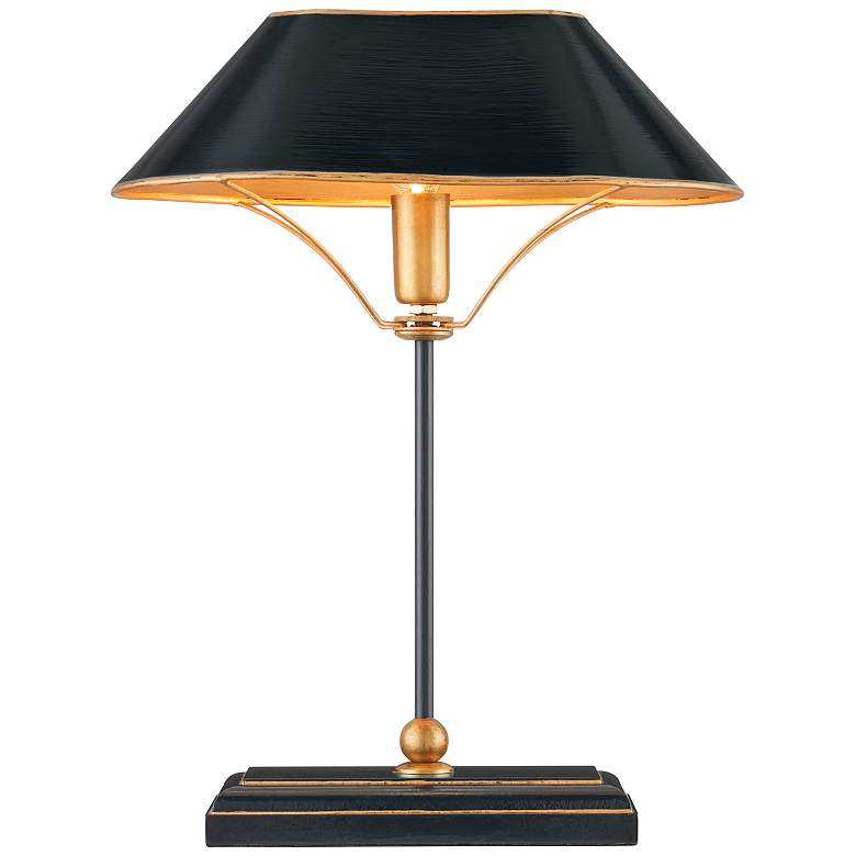Image 5 Currey & Company Daphne 16 1/2"H Black and Gold Table Lamp more views