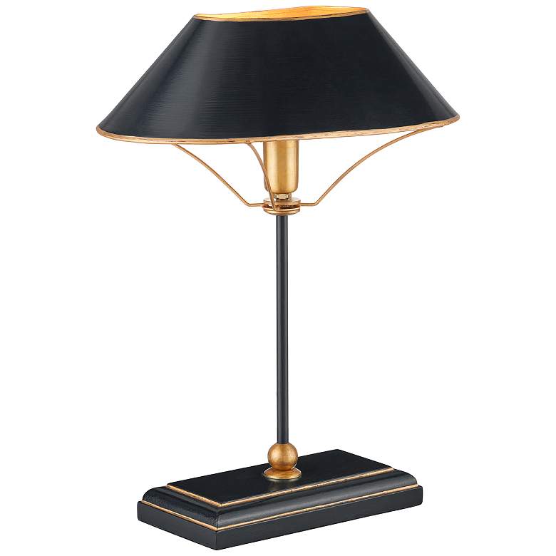 Image 6 Currey & Company Daphne 16 1/2"H Black and Gold Table Lamp more views