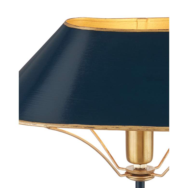Image 2 Currey & Company Daphne 16 1/2"H Navy and Gold Table Lamp more views