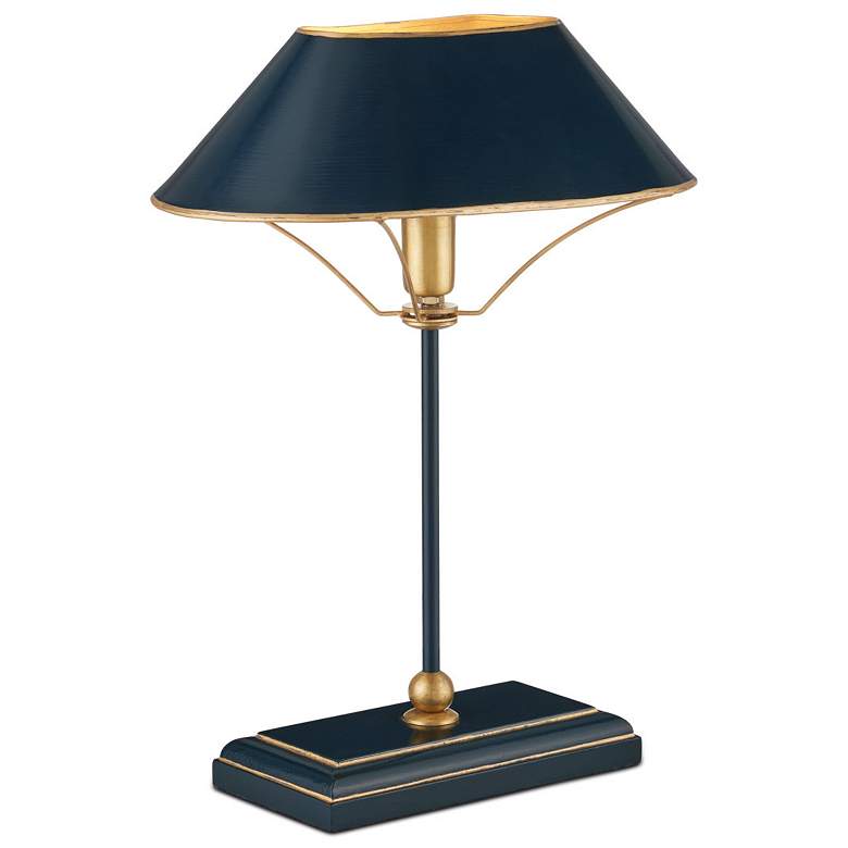 Image 4 Currey & Company Daphne 16 1/2"H Navy and Gold Table Lamp more views