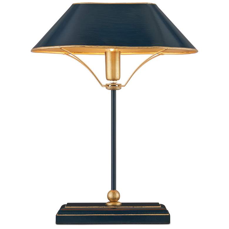 Image 5 Currey & Company Daphne 16 1/2"H Navy and Gold Table Lamp more views