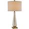 Currey and Company Daphne Amber Glass Table Lamp