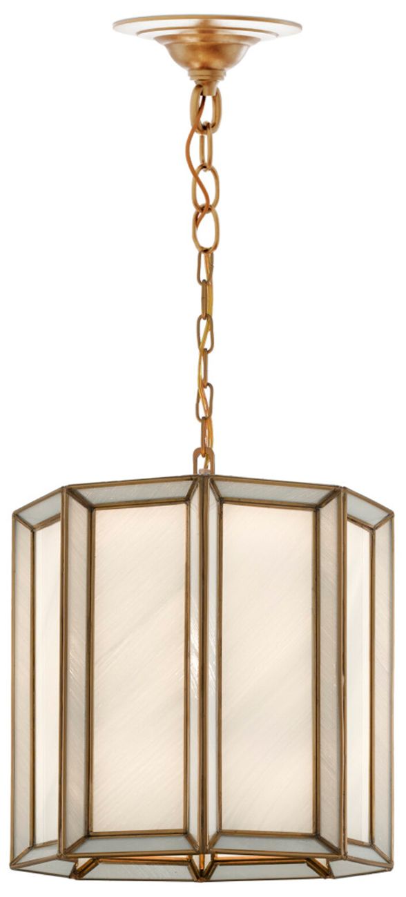 Image 4 Currey & Company Daze 12" Wide Antique Brass Pendant more views