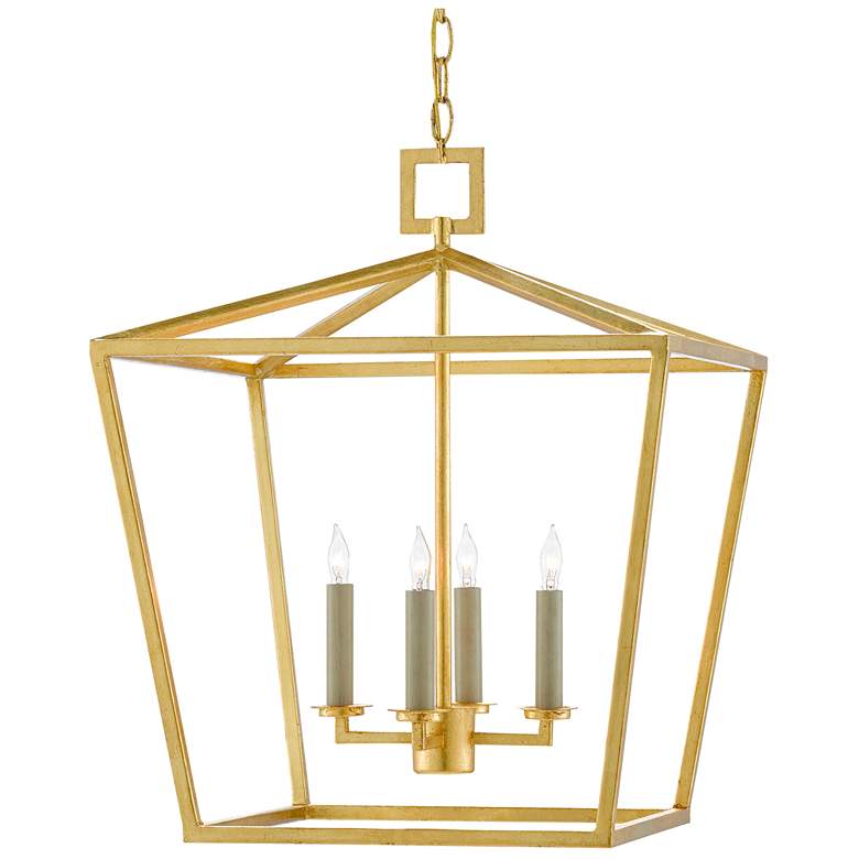 Image 1 Currey &#38; Company Denison 18 inch Medium Gold 4-Light Lantern