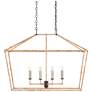Thumbnail2 of Currey & Company Denison 40" Wide 4-Light Open Rattan Chandelier more views