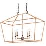 Thumbnail4 of Currey & Company Denison 40" Wide 4-Light Open Rattan Chandelier more views