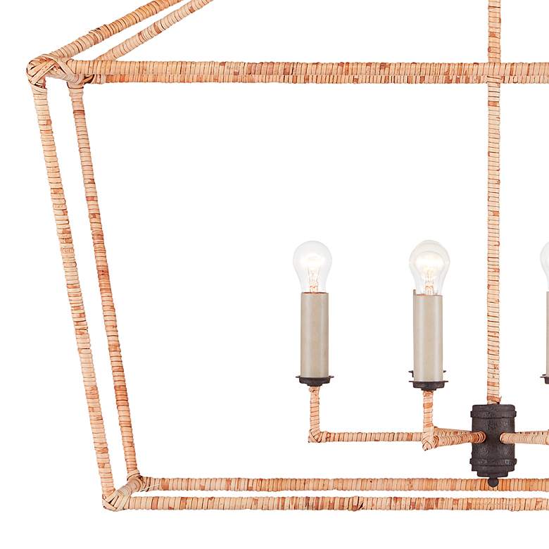 Image 2 Currey & Company Denison 40"W Mole Black 4-Light Chandelier more views