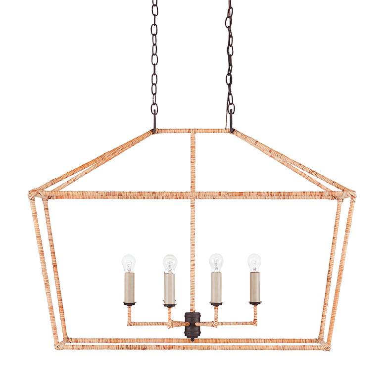 Image 3 Currey & Company Denison 40"W Mole Black 4-Light Chandelier more views