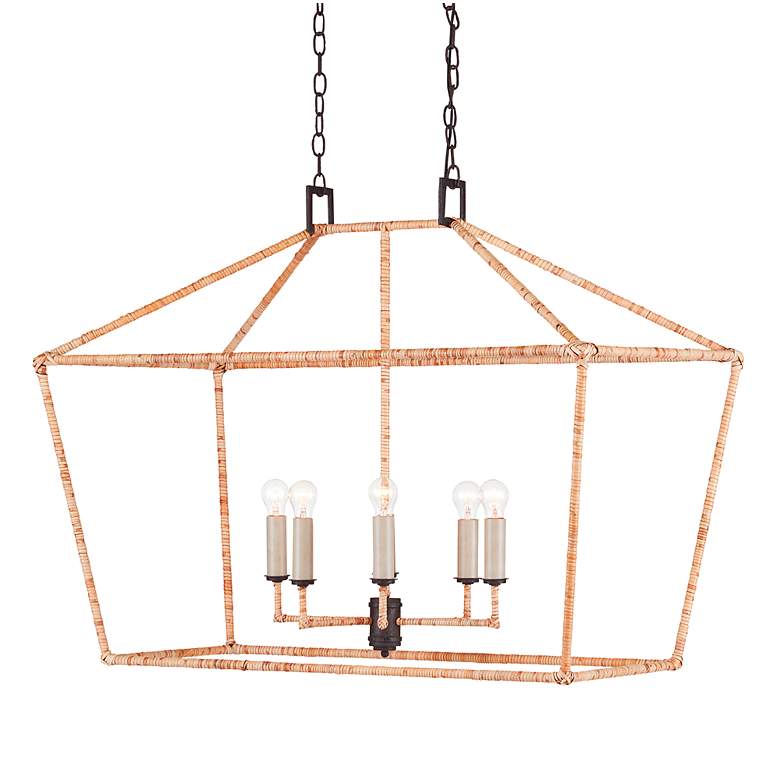 Image 4 Currey & Company Denison 40"W Mole Black 4-Light Chandelier more views