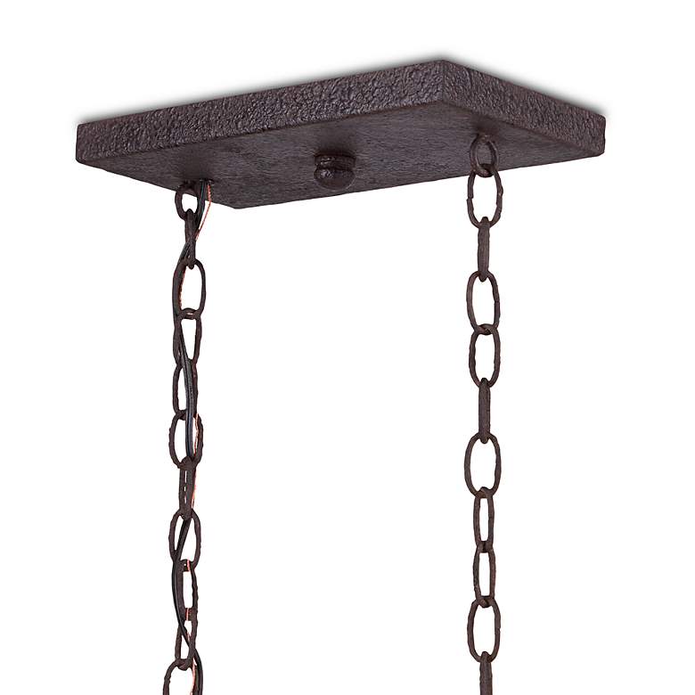 Image 7 Currey & Company Denison 40"W Mole Black 4-Light Chandelier more views