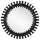 Currey & Company Diza Black 48" Oversized Round Wall Mirror