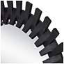 3_Currey & Company Diza Black 48" Oversized Round Wall Mirror more views
