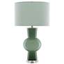 Currey &amp; Company Duende Light Dark Green Glass Table Lamp