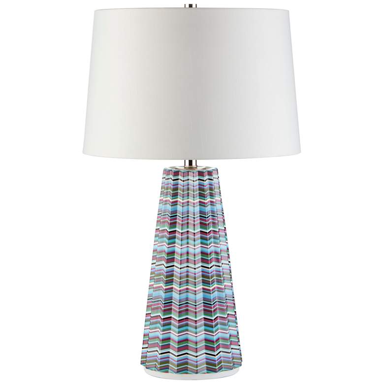 Image 1 Currey And Company Dulcet Multi-Color Porcelain Table Lamp